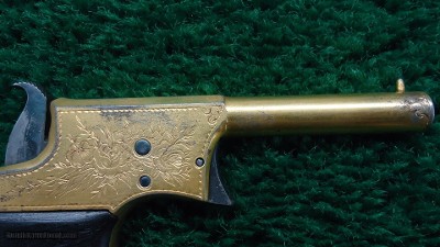 CASED ENGRAVED PAIR OF REMINGTON VEST POCKET PISTOLS - Image 10 of 13