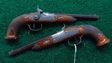 PAIR OF PERCUSSION TARGET PISTOLS - 5 of 17