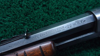 WINCHESTER SPECIAL ORDER MODEL 61 IN CALIBER 22 WRF - Image 6 of 19