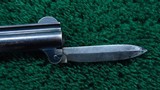 HARRINGTON & RICHARDSON AUTO EJECTING KNIFE MODEL DOUBLE ACTION REVOLVER IN .38 S&W - 9 of 14