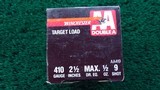 *Sale Pending* - FULL BOX OF WINCHESTER AA TARGET LOAD 410 GA SHELLS - 5 of 8