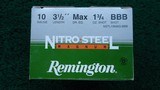 FULL BOX OF REMINGTON NITRO-STEEL MAGNUM 3-1/2 INCH 10 GAUGE SHELLS - 6 of 8