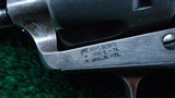 VERY INTERESTING ANTIQUE COLT SAA IN 45 COLT - 10 of 17
