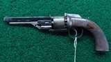 VERY FINE JAMES BEATTIE ENGLISH DOUBLE ACTION PERCUSSION TRANSITIONAL REVOLVER - 2 of 14