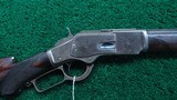 WINCHESTER 1873 DELUXE ENGRAVED LIKE A 1 OF 1,000 PRESENTATION RIFLE - 1 of 25