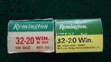 76 ROUNDS OF REMINGTON BRAND 32-20 WIN AMMO - 6 of 9
