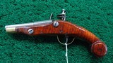 *Sale Pending* - VERY INTERESTING KENTUCKY FLINTLOCK COAT PISTOL - 2 of 10