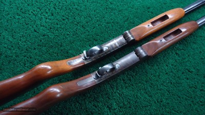 SERIAL NUMBERS 1 & 2 HARRINGTON & RICHARDSON MODEL 4A FOLDING SHOTGUN PAIR - Image 4 of 21