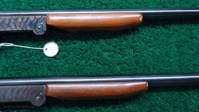 SERIAL NUMBERS 1 & 2 HARRINGTON & RICHARDSON MODEL 4A FOLDING SHOTGUN PAIR - Image 6 of 21