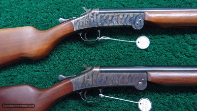 SERIAL NUMBERS 1 & 2 HARRINGTON & RICHARDSON MODEL 4A FOLDING SHOTGUN PAIR - Image 2 of 21