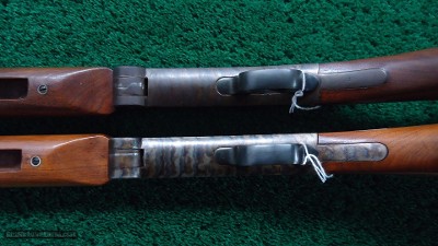 SERIAL NUMBERS 1 & 2 HARRINGTON & RICHARDSON MODEL 4A FOLDING SHOTGUN PAIR - Image 15 of 21