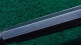 EARLY WINCHESTER MODEL 1885 HIGH WALL RIFLE IN 38-55 CALIBER - 10 of 19