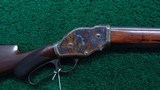 VERY RARE DELUXE CASE COLORED MODEL 1887 LEVER ACTION 12 GAUGE SHOTGUN - 1 of 24