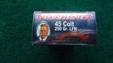 *Sale Pending* - WINCHESTER THEODORE ROOSEVELT 45 COLT AMMUNITION (150 YEAR COMMEMORATIVE SERIES EDITION) - 1 of 11