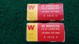 2 FULL BOXES OF WINCHESTER BRAND 401 WINCHESTER SELF-LOADING AMMO - 2 of 8
