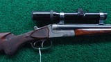 *Sale Pending* - GERMAN MADE DOUBLE RIFLE BY H. BARELLA IN 9.3X74R CALIBER - 1 of 25