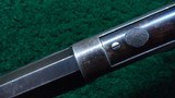 WINCHESTER 1ST MODEL 1873 RAISED THUMB PRINT RIFLE IN 44 WCF - 12 of 24