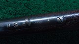 WINCHESTER 1ST MODEL 1873 RAISED THUMB PRINT RIFLE IN 44 WCF - 16 of 24