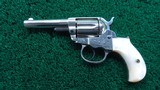 VERY FINE CASED PRESENTATION EARLY COLT MODEL 1877 LIGHTNING DA REVOLVER - 2 of 21