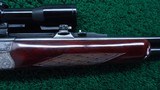 KRIEGHOFF OVER UNDER DOUBLE RIFLE 2 BARREL SET IN 375 H&H & 7x57R - 5 of 25