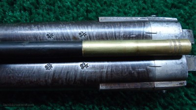 DOUBLE BARREL PERCUSSION RIFLE MADE BY HORSLEY OF YORK - Image 18 of 23