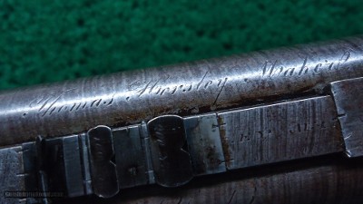 DOUBLE BARREL PERCUSSION RIFLE MADE BY HORSLEY OF YORK - Image 17 of 23