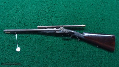 DOUBLE BARREL PERCUSSION RIFLE MADE BY HORSLEY OF YORK - Image 22 of 23