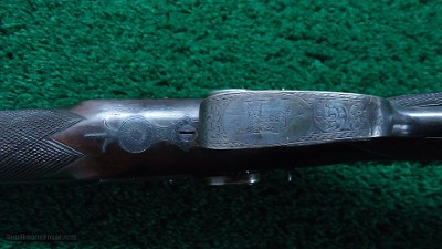 DOUBLE BARREL PERCUSSION RIFLE MADE BY HORSLEY OF YORK - Image 12 of 23
