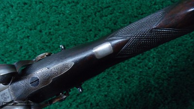 DOUBLE BARREL PERCUSSION RIFLE MADE BY HORSLEY OF YORK - Image 11 of 23