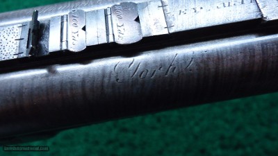 DOUBLE BARREL PERCUSSION RIFLE MADE BY HORSLEY OF YORK - Image 19 of 23