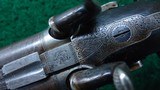 DOUBLE BARREL PERCUSSION RIFLE MADE BY HORSLEY OF YORK - 13 of 23
