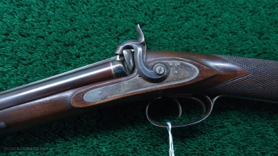 DOUBLE BARREL RIFLE BY WILLIAM SCHAEFER OF BOSTON - Image 2 of 24