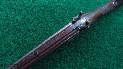 DOUBLE BARREL RIFLE BY WILLIAM SCHAEFER OF BOSTON - Image 4 of 24