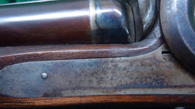 DOUBLE BARREL RIFLE BY WILLIAM SCHAEFER OF BOSTON - Image 8 of 24
