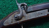 UNMARKED AMERICAN MADE PERCUSSION 16 GAUGE BY 40 CALIBER DOUBLE COMBINATION GUN - 9 of 24