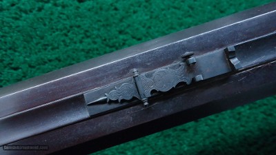 UNMARKED AMERICAN MADE PERCUSSION 16 GAUGE BY 40 CALIBER DOUBLE COMBINATION GUN - Image 6 of 24