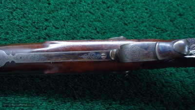 UNMARKED AMERICAN MADE PERCUSSION 16 GAUGE BY 40 CALIBER DOUBLE COMBINATION GUN - Image 11 of 24