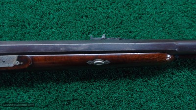 UNMARKED AMERICAN MADE PERCUSSION 16 GAUGE BY 40 CALIBER DOUBLE COMBINATION GUN - Image 5 of 24