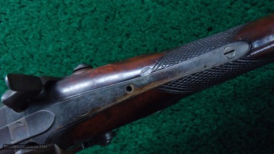 UNMARKED AMERICAN MADE PERCUSSION 16 GAUGE BY 40 CALIBER DOUBLE COMBINATION GUN - Image 10 of 24