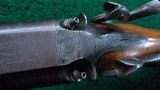 BEAUTIFUL CASED PERCUSSION DOUBLE BARREL CAPE GUN BY JOSEPH BOURNE - 12 of 25