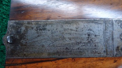 BEAUTIFUL CASED PERCUSSION DOUBLE BARREL CAPE GUN BY JOSEPH BOURNE - Image 14 of 25
