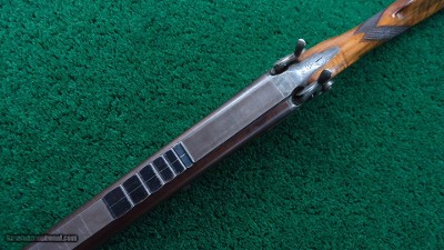 BEAUTIFUL CASED PERCUSSION DOUBLE BARREL CAPE GUN BY JOSEPH BOURNE - Image 4 of 25