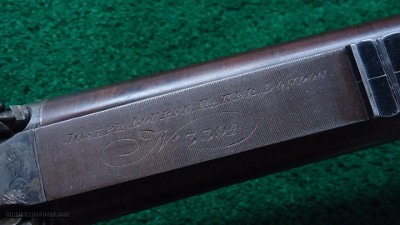 BEAUTIFUL CASED PERCUSSION DOUBLE BARREL CAPE GUN BY JOSEPH BOURNE - Image 6 of 25