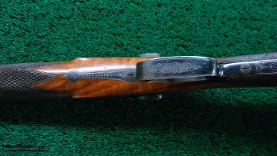 BEAUTIFUL CASED PERCUSSION DOUBLE BARREL CAPE GUN BY JOSEPH BOURNE - Image 9 of 25