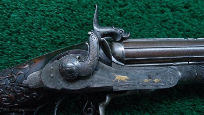 VERY FINE CASED SxS RIFLE/SHOTGUN BY JOHN DONAGHY - Image 9 of 24