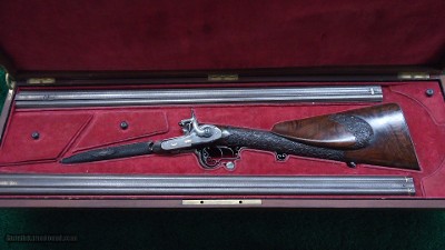VERY FINE CASED SxS RIFLE/SHOTGUN BY JOHN DONAGHY - Image 23 of 24
