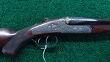 CASED HOLLAND AND HOLLAND CUSTOM No. 2 HAMMERLESS EJECTOR DOUBLE RIFLE IN.375 H&H FLANGED MAGNUM