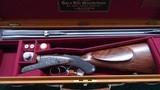 CASED HOLLAND AND HOLLAND CUSTOM No. 2 HAMMERLESS EJECTOR DOUBLE RIFLE IN.375 H&H FLANGED MAGNUM - 24 of 25