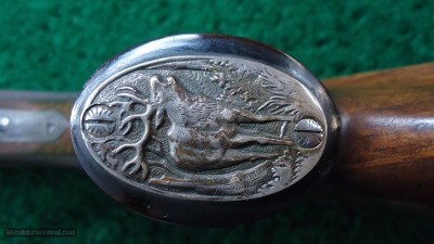 ENGRAVED CHAPUIS EXPRESS DOUBLE RIFLE COMBO GUN - Image 9 of 24