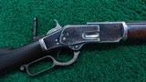 *Sale Pending * - WINCHESTER 1ST MODEL 1873 RAISED THUMB PRINT RIFLE IN 44 WCF - 1 of 23